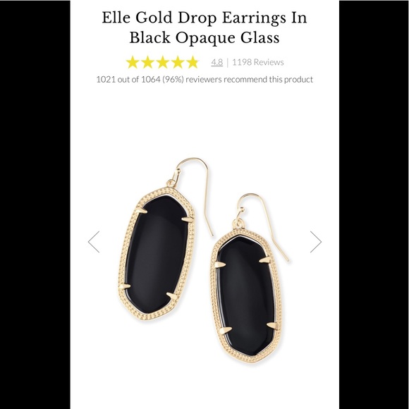 Kendra Scott Jewelry - Black Elle Kendra Scott earrings!
